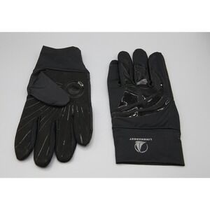 LINGHANGST Cycling Gloves, Non-Slip Mountain Bike Gloves, Black, Size L